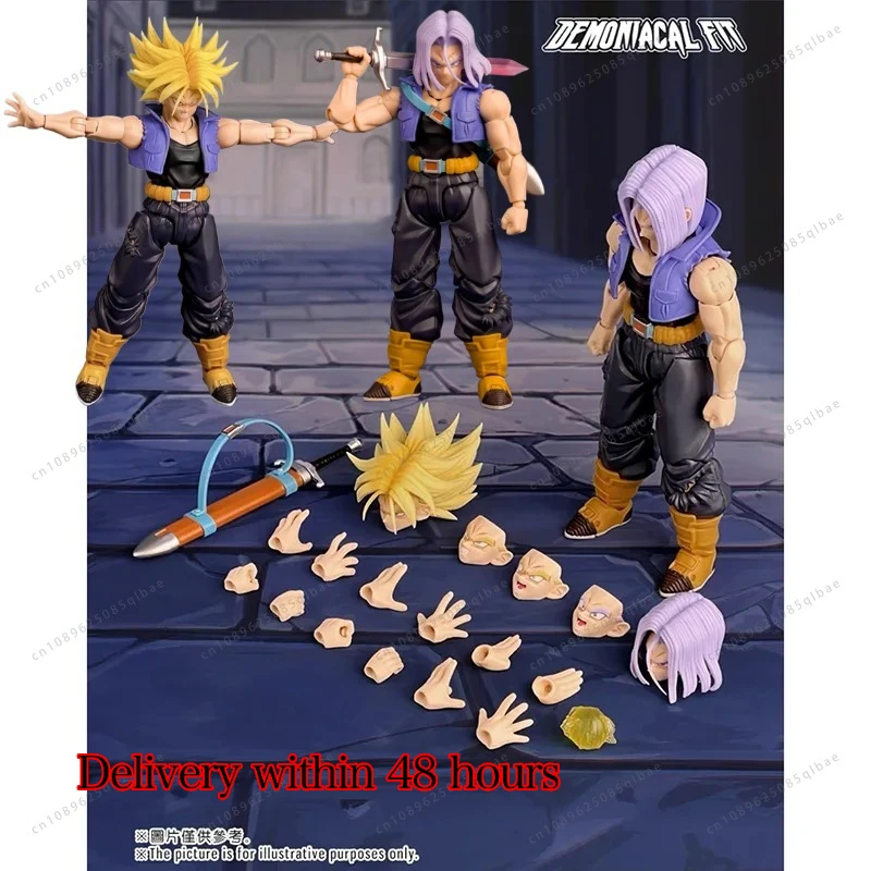Demoniacal Fit Shf Dragon Ball Z Super Saiyan Action Figure Trunks The Boy From The Future Son of Tomorrow In Stock Model Toys