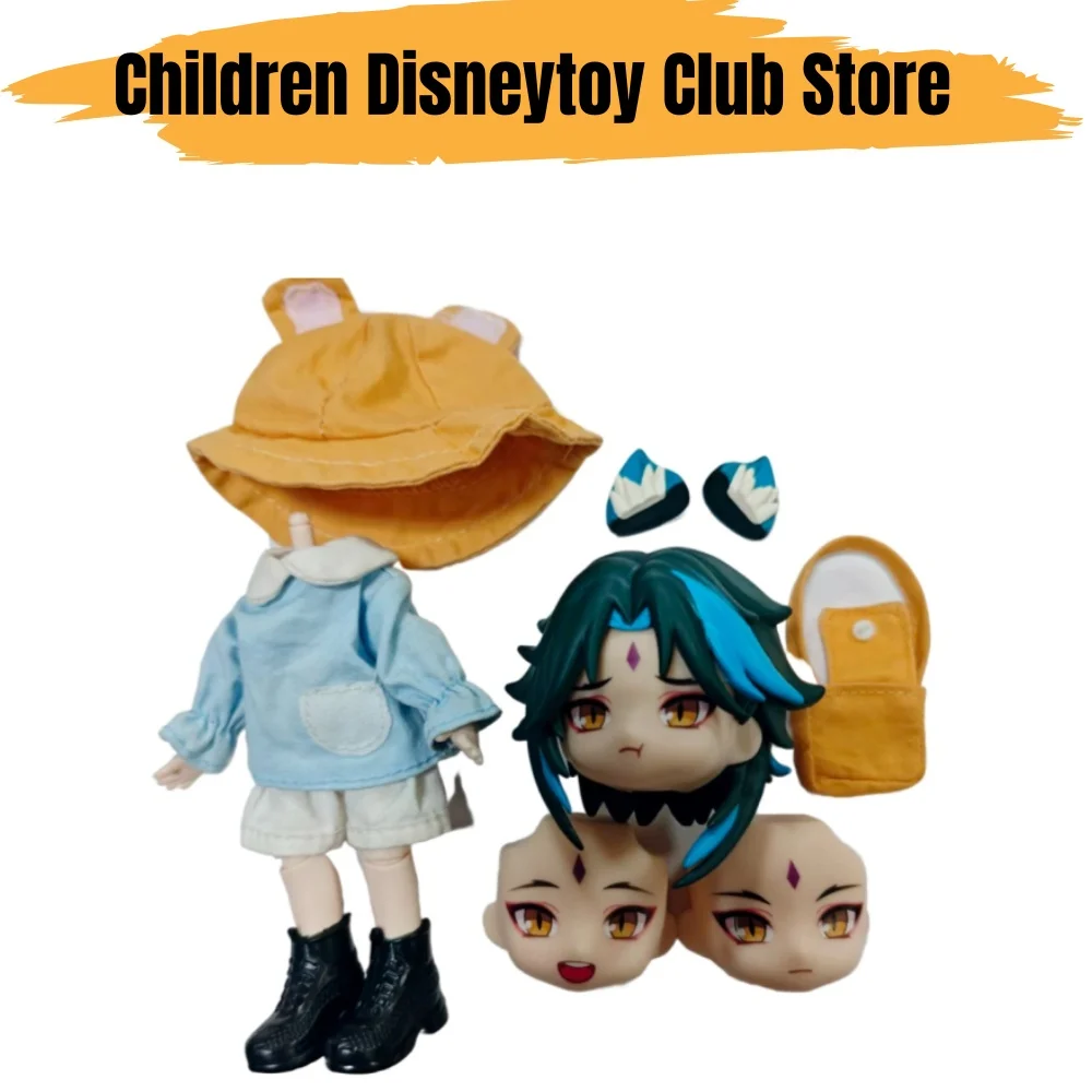 Ob11 1/12 Genshin Impact Anime Xiao BJD Model Doll Action Figure Model Figurine Decoration Toys Dinosaur costume - Image 8