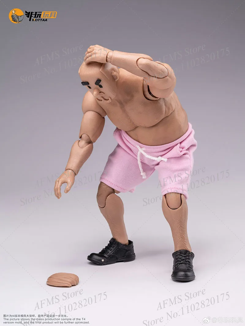 Notaman 1/12 Scale Collectible Figure Sport Middle-Aged Man Fitness Fanatic 17Cm Super Flexible Joint Action Figure Soldier - Image 4