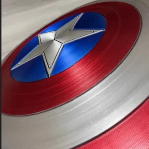 47cm Metal Superhero Captain America Shield Premium Version Model Cosplay Prop Adults And Kids Toys Home Decorat Birthday Gift