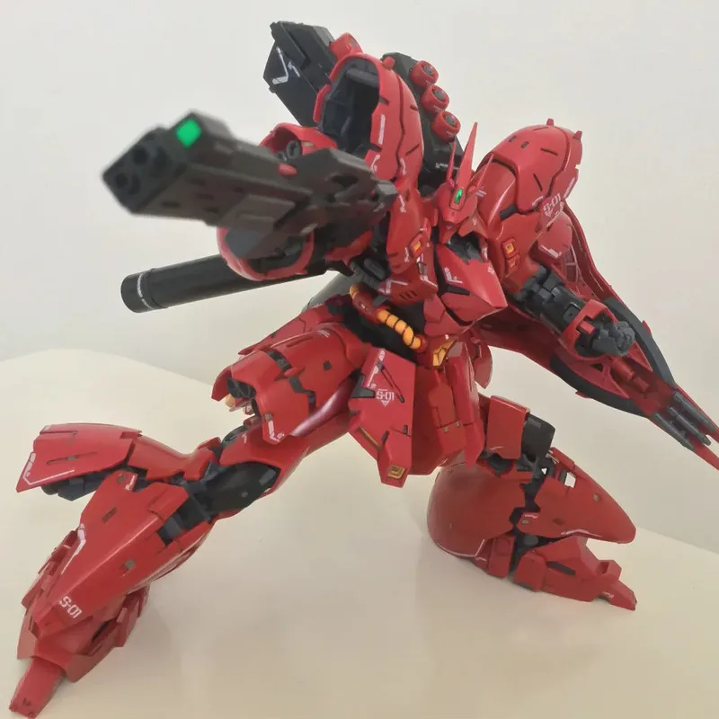 RG 1/144 Sazabi Assembly Model Kit Action Figures Plastic Model Toys Comes With Water Decals Desktop Ornament Boys Collect Gifts