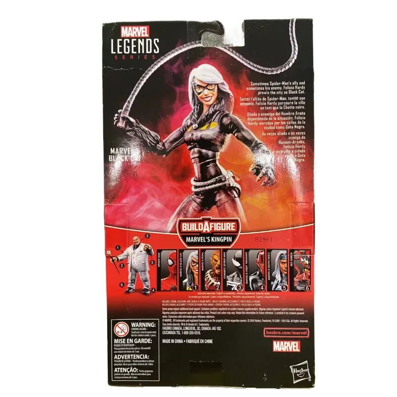 New Original Hasbro Marvel Legends Series SPIDER-MAN MARVEL’S BLACK CAT Action Figure Model Toys