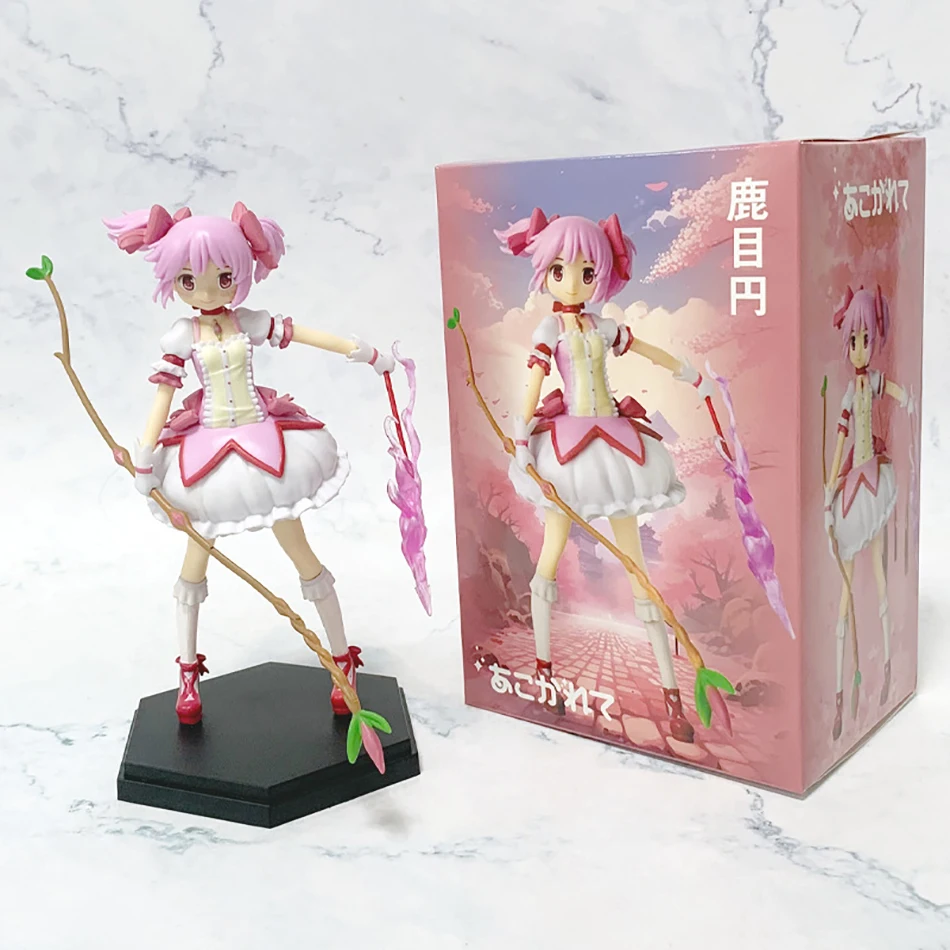 Anime Magica Figure 17cm Kaname Madoka Magical Girl Action Figural Pvc Model Kawaii Decoration Doll Kid Toy Christmas Gife - Image 2