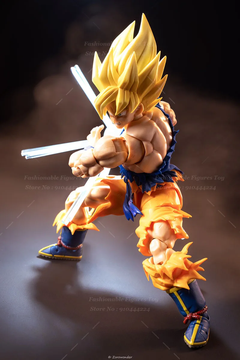 SHF 1/12 Men Soldier Vest Super Saiyan 3 Goku Son Goku Dragon Ball Battle Damaged Top T-Shirt Fit 6Inch Action Figure Body - Image 4