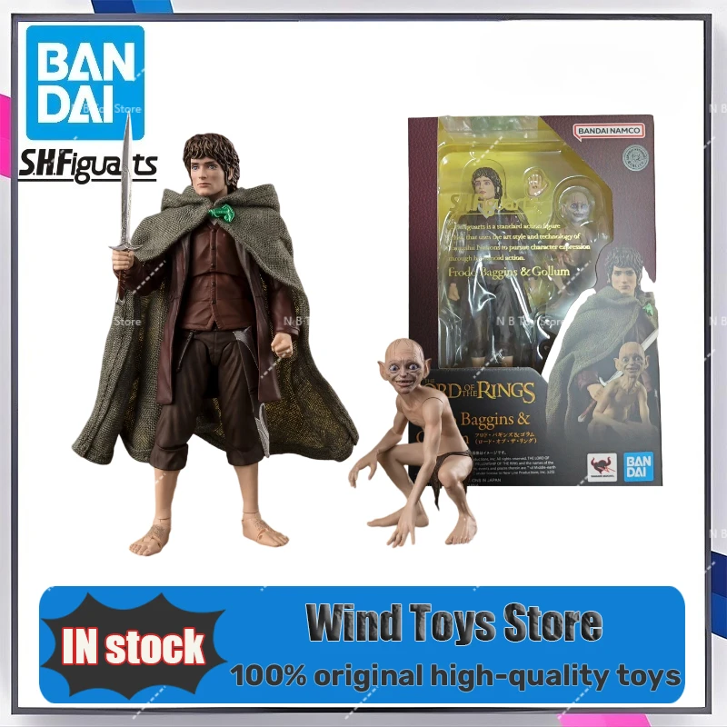 In Stock Bandai S.H.Figuarts Aragorn (Lord of The Rings) Frodo Baggins & Gollum (Lord of The Rings) Premium Gift Model - Image 3
