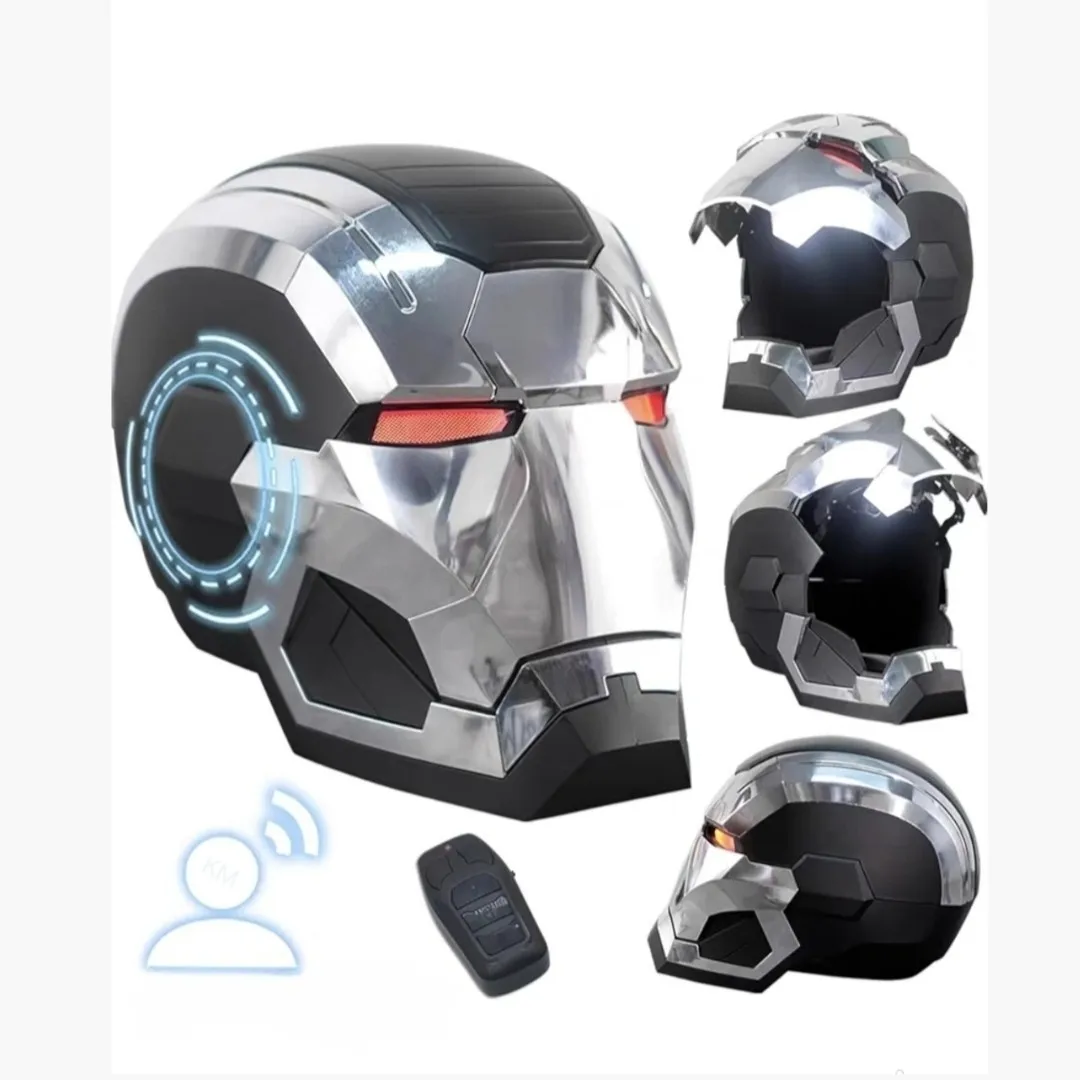 Iron Man War Machine Action Figure Voice Activated Motorized Wearable Cosplay Helmet Marvel Toy For Fans Surpris Halloween Gifts - Image 8