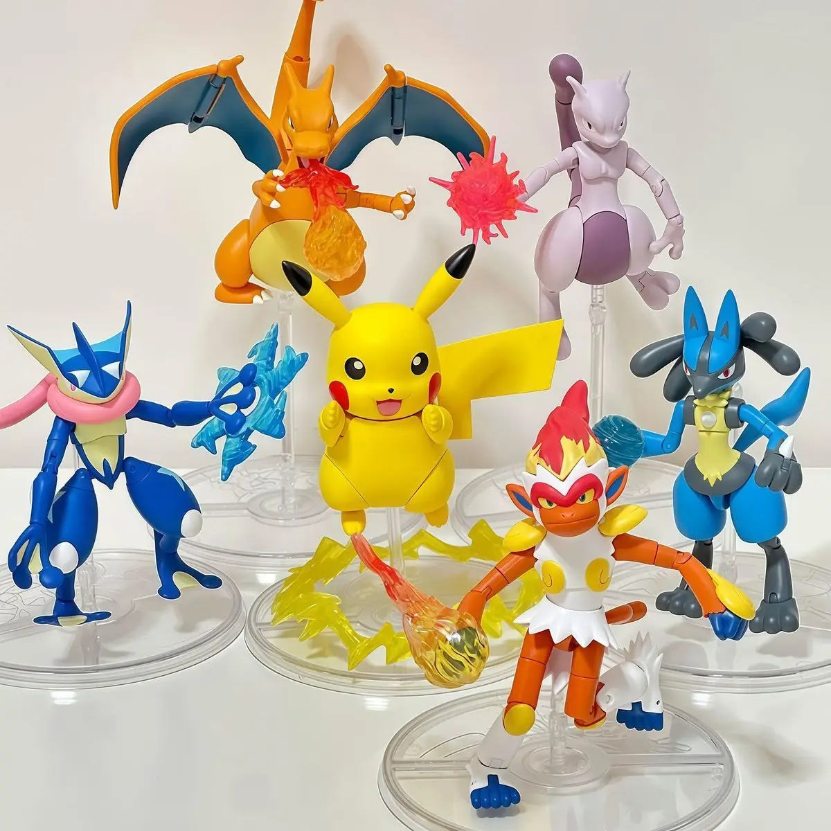 LDCX Mewtwo Charizard Greninja Anime Figure Lucario Infernape Action Figures Movable Model Collection Statue Ornament Toys Gifts - Image 8