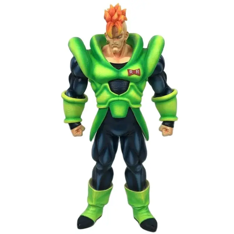 41cm Anime Dragon Ball Lchiban Action Figure ANDROID #16 Statue PVC Movable Collection Doll Super Saiyan Gk Figurine Model Toys - Image 5