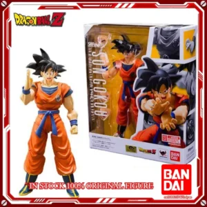 Original Bandai Dragon Ball Z SHF Son Goku 2.0 S.H. Figuarts A Saiyan Raised On Earth Action Figure Model Toys In Stock