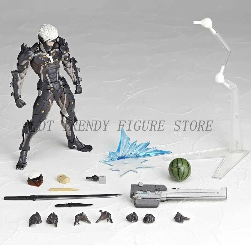 14cm Yamaguchi 140 Ex-Metal Gear  Action Figure PVC Metal Gear Rising Raiden Collection Model Ornaments Toys For Childs Gifts