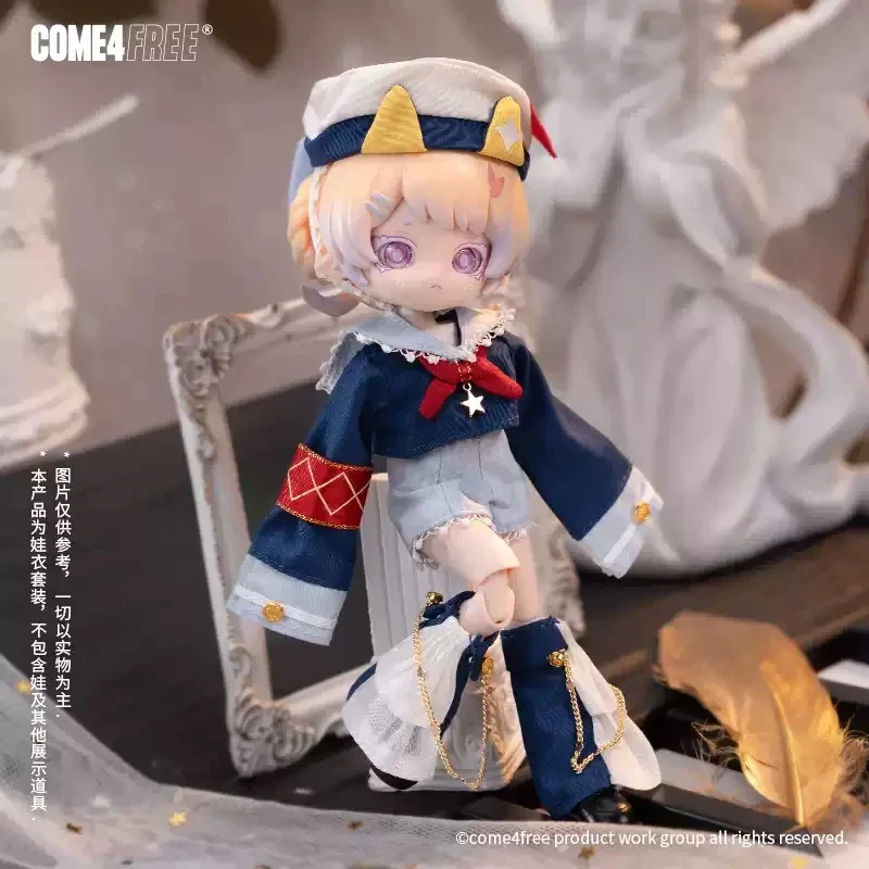 COME4FREE 12 Point BJD DollClothes Fairy Tale Series Star River Meow Meow Doll dress set Figure Ornaments