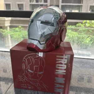 Iron Man Helmet Mk5 Electric Voice Activated Control Wearable Mask 1:1 Automatic Opening Closing Model Figure Adult Toy Gift