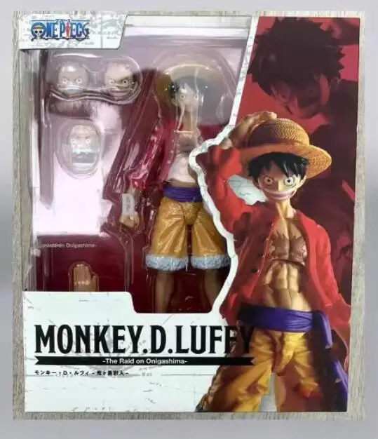 Anime One Piece 18cm BJD Joints Moveable NIka Luffy Articulated PVC Action Figure Collection Model Toys