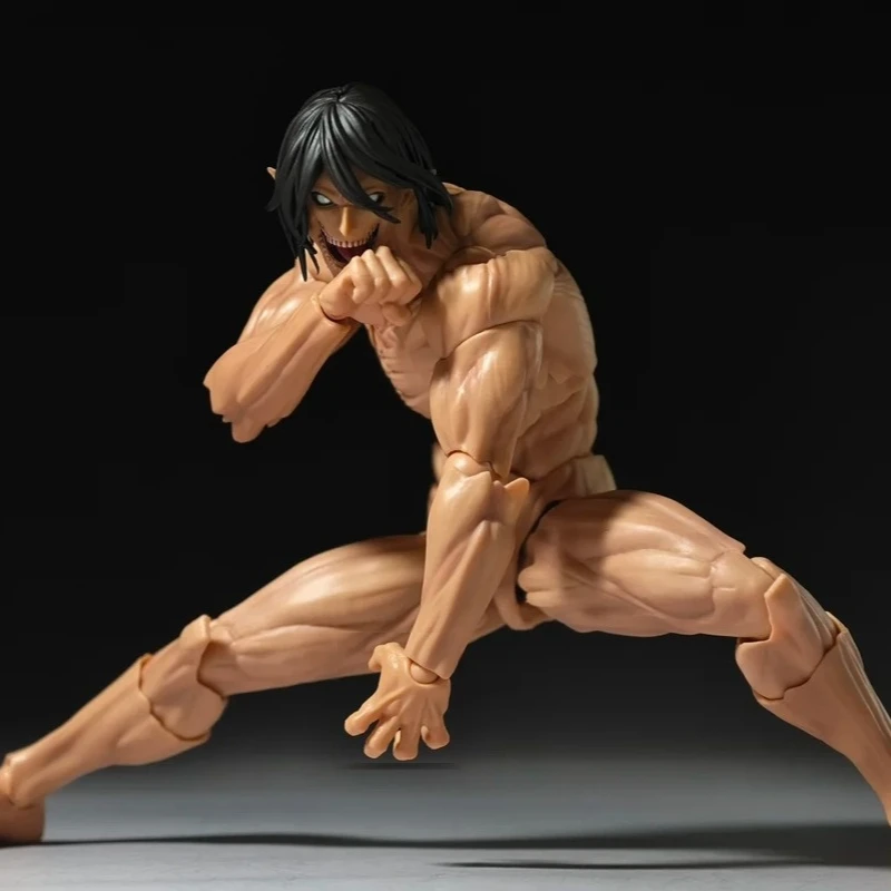 Attack On Titan Eren Jaeger Colossus Form Articulated Special Edition Action Figure Model Doll Kit Boy Collectible Cool Toy Gift
