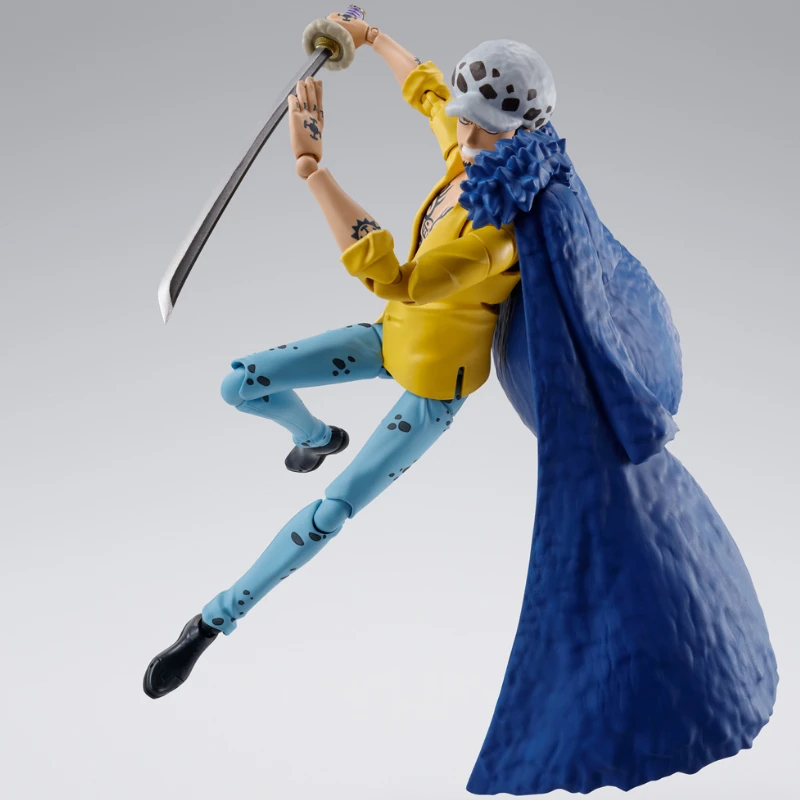 In Stock Original Bandai One Piece SHF Trafalgar D. Water Law Action Figures Toys Gifts Genuine Collector Anime Hobby Genuine - Image 4