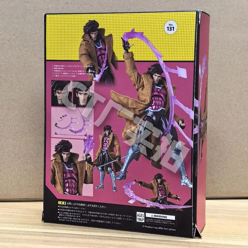 CT Toys Gambit Figure Mafex 131 X-Men Wolverine Shf Anime Action Figure 18cm Figurine Statue Model Customized Gifts for Kids - Image 6