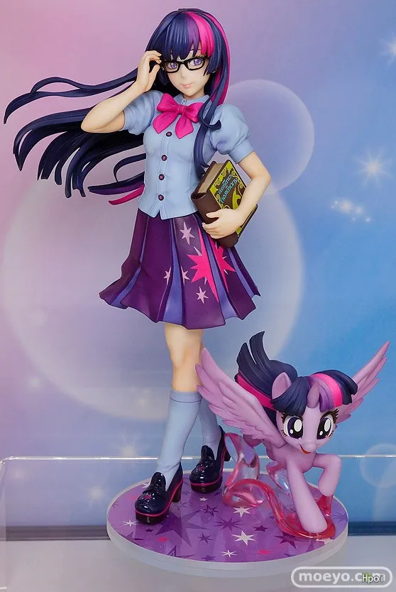 My little Pony Bishoujo Statue Applejack Twilight Sparkle Pinkie Pie Fluttershy 1/7 Anime PVC Action Figure Toy Collection Doll - Image 8
