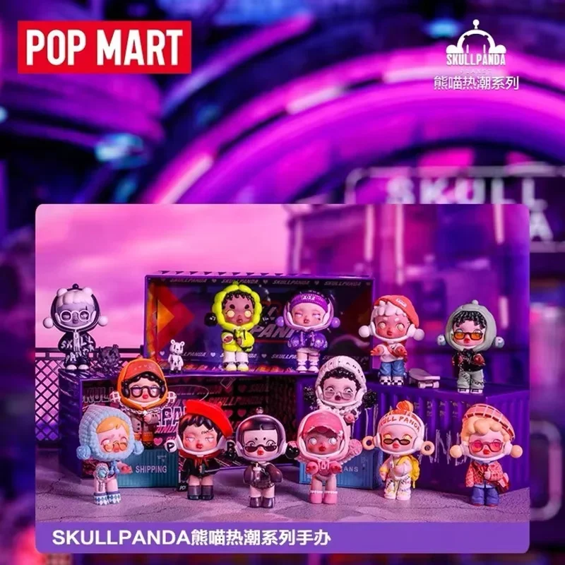 POP MART Skullpanda Panda Craze Series Genuine Mystery Box Blind Box Guess Bag Toys Doll Cute Desktop Ornaments Collection Gift - Image 4