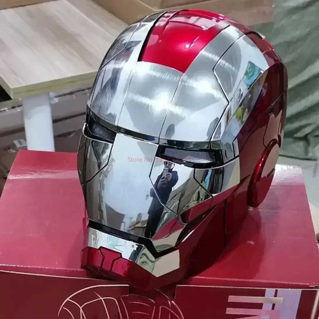 Spot Iron Man Mk5/Mk50 Cosplay Helmet 1:1 Scale Electric Open/Close Feature English Voice Control Collectible Toy For Adults - Image 12