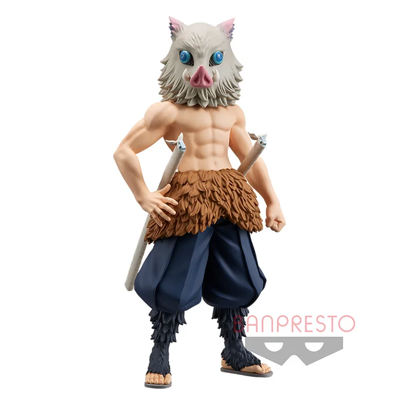 In Stock Bandai Original Banpresto Demon Slayer Grandista gros Hashibira Inosuke Anime Action Figure Model Figures Toys