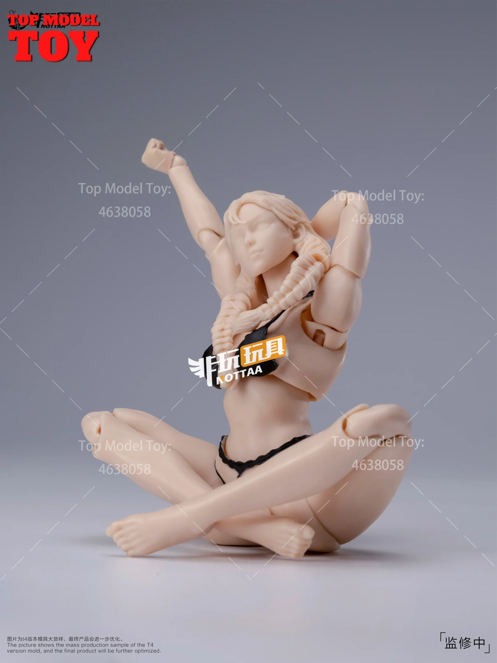 Notaman NT-04 1/12 Scale Female Body 16cm Girl Action Figure Joint Body and Head Sculpt 6'' Soldier Super Flexible Body Model - Image 3