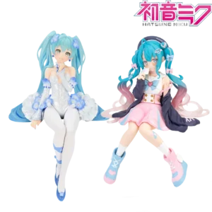 New Hatsune Miku Anime figure Flower Fairy Sailor Suit Sitting Position PVC Action Figure Model Toy Decoration Collect Gifts