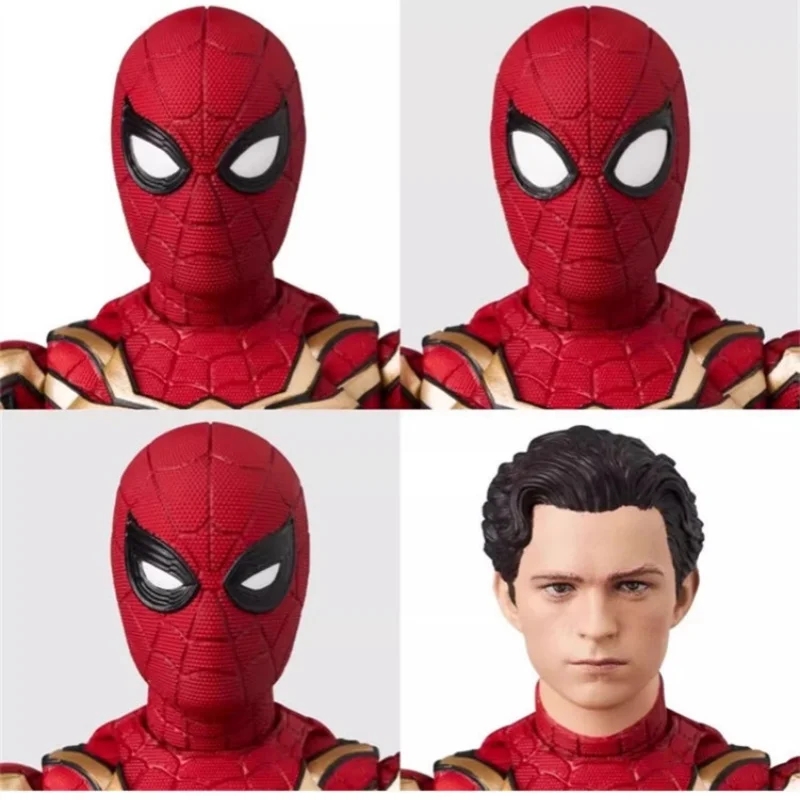 In Stock Original Marvel 1/12 Spider-Man Action Figures Medicom Mafex Spider-Man: No Way Home Fusion Suit Collectible Model Toy - Image 5