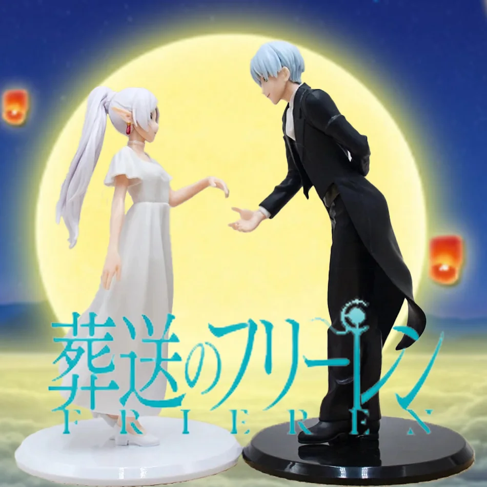 18-20cm Frieren: Beyond Journey’s End Anime Figure Frieren Himmel Proposal Dance Action Figure PVC Model Collector Birthday Gift