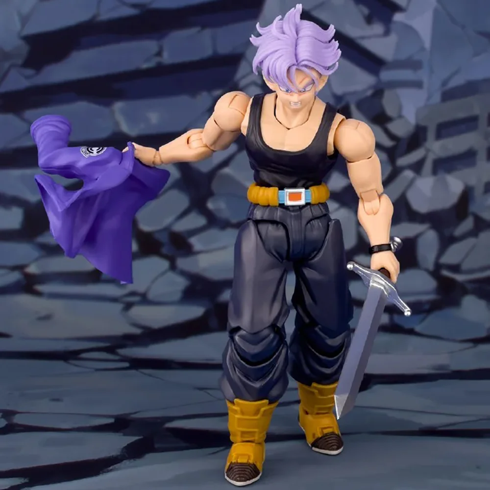 In Stock New Demoniacal Fit Dragon Ball Z Shf Super Saiyan Trunks Action Figure The Coming One Free The Future Figures Anime Toy - Image 6