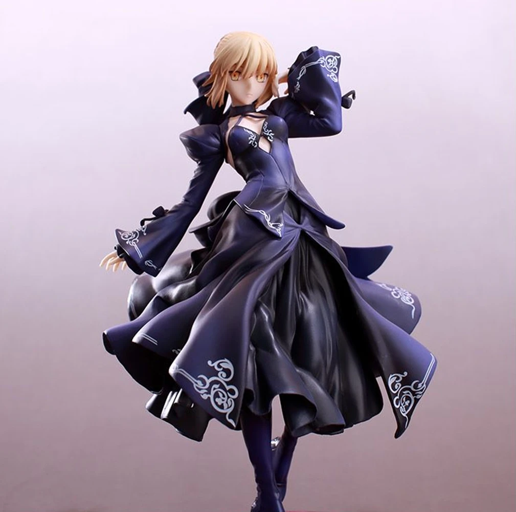 23CM Anime Gekijouban Fate/stay night Heaven's Feel Altria Pendragon Black Dress Up Saber Alter Model Toy Gift Action Figure PVC - Image 6