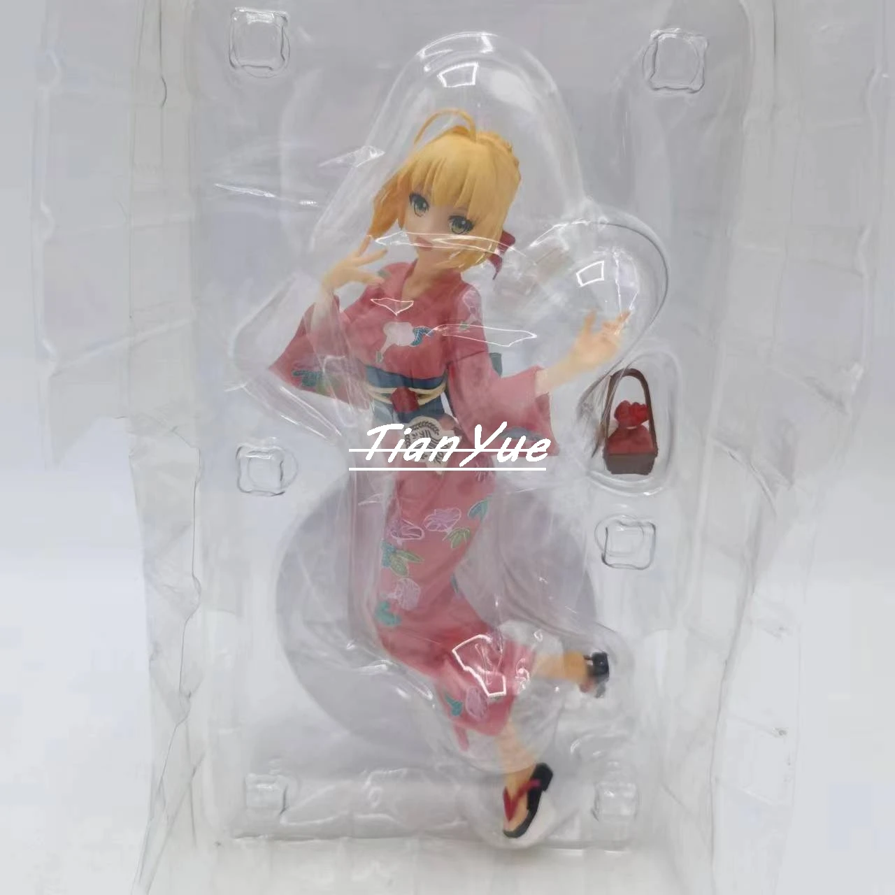 Anime Fate Grand Order Saber and Joan of Arc and Mash Kyrielight kimono version Action Figure Model Toy 21cm