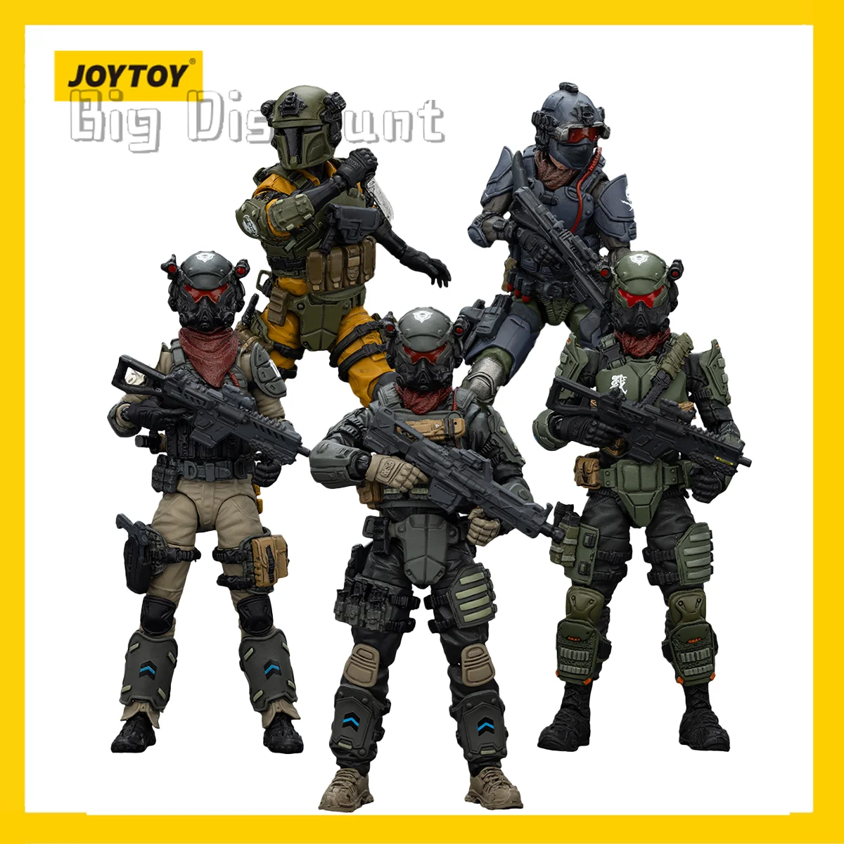[IN STOCK]JOYTOY Dark Source Action Figure Stellar Scar Assault Team 1/18 Anime Military Model