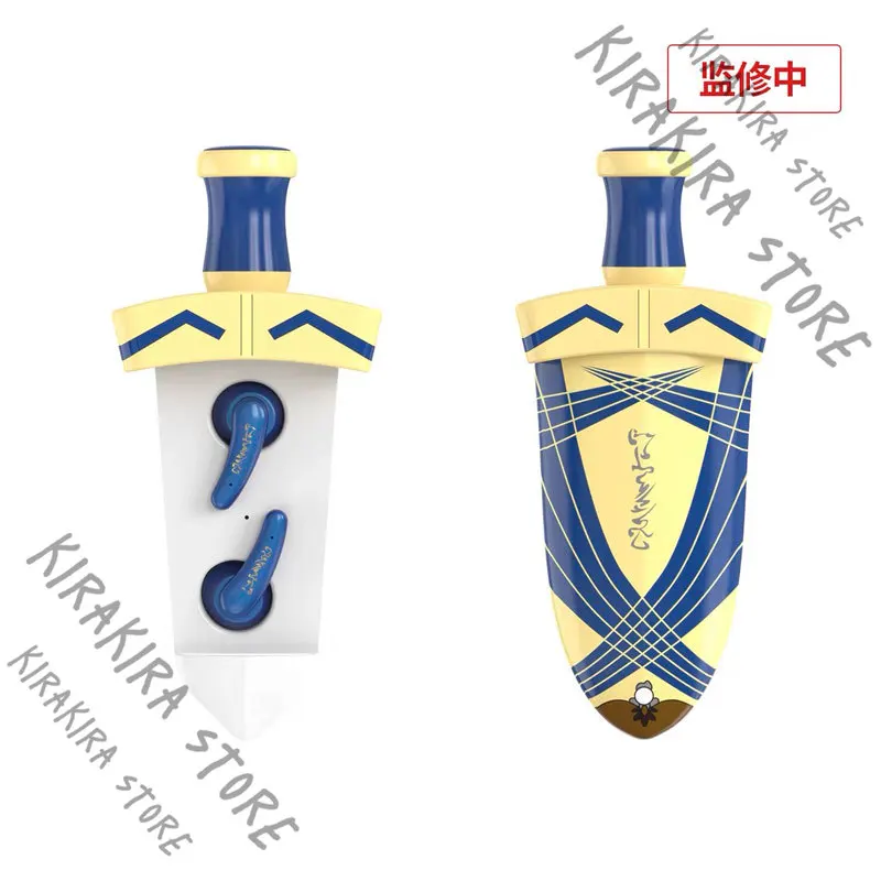 FATE Altria Pendragon Bluetooth Headset Earphones Saber Official Genuine Sword Shaped Earpiece Accessories Mascot Earphone Cover - Image 3