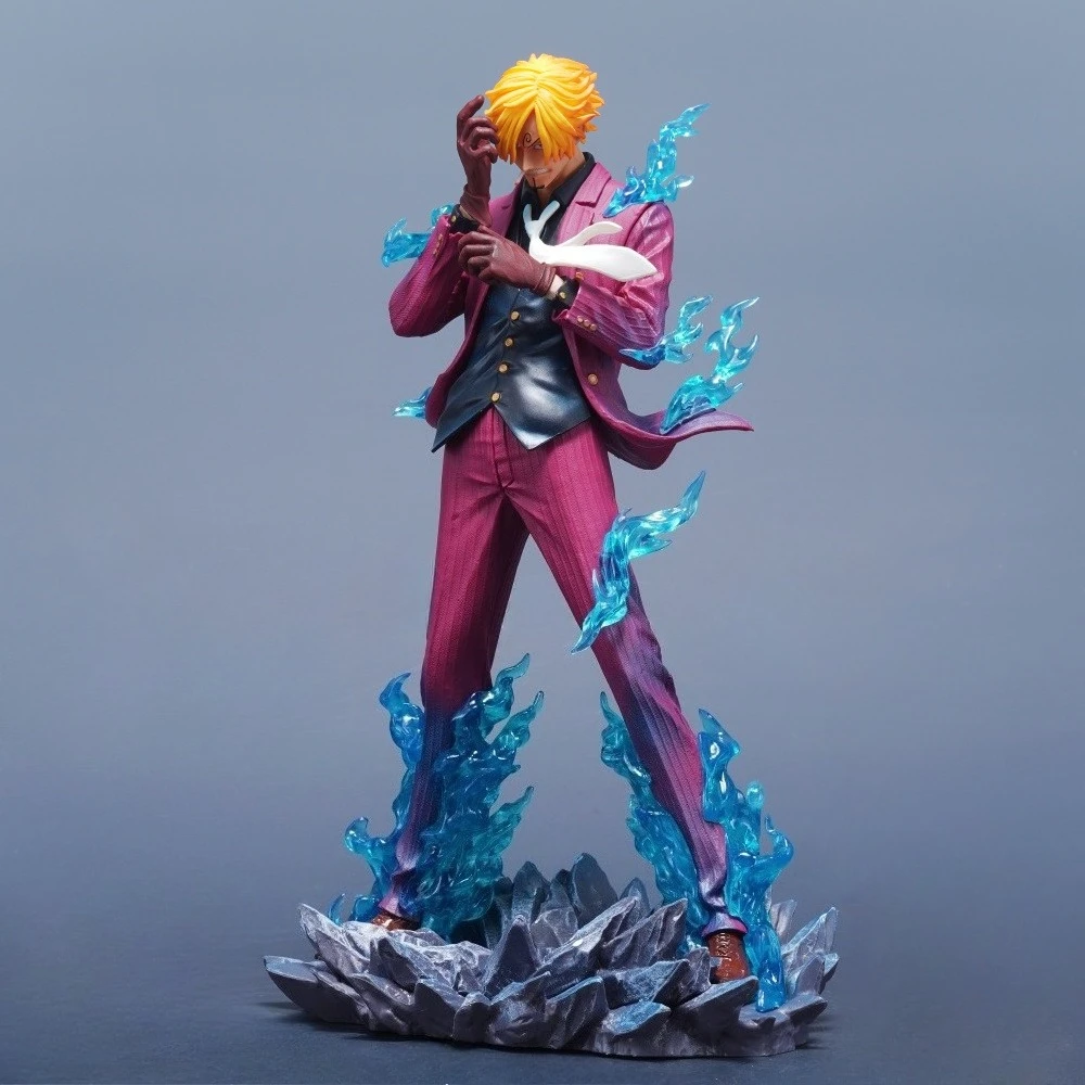 25cm/9.84in Anime ONE PIECE Figure Sanji Action Figures Pvc Statue Desktop Ornamen Collection Model Toys Gifts
