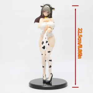 Nyuugyuu Sister Ouko Nun illustration by Biya Anime Girl Figure Cow Pattern Action Figure Sexy Model Doll Toy