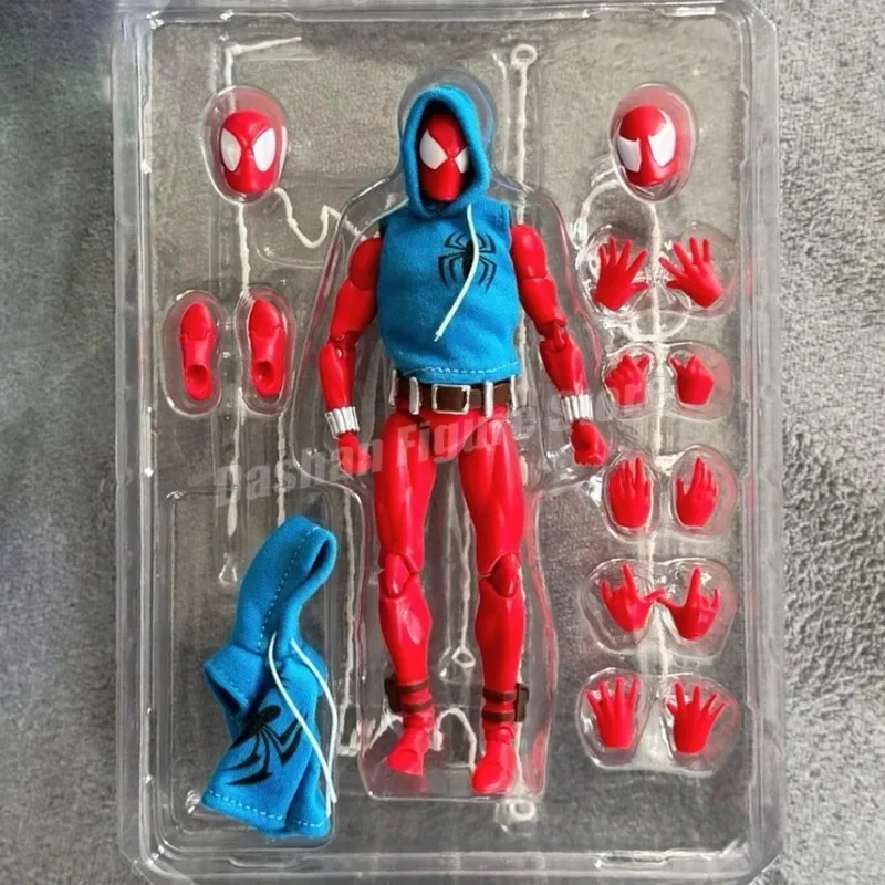 CT Toys Mafex 186 Scarlet Spider Action Figure Comic Wolverine Spiderman Figure Collection Shf The Amazing Spider-Man Model Toys - Image 6