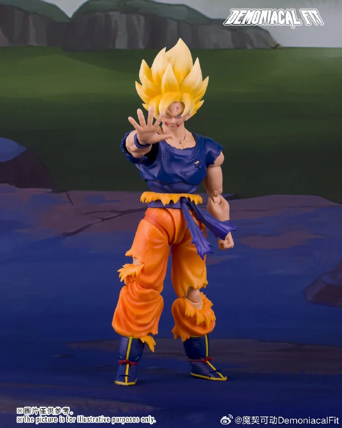 New Demoniacal Fit Fury Awakening Son Goku Action Figure Dragon Ball Z Super Saiyan Anime Figure SHF Collectible Model Gift Toy