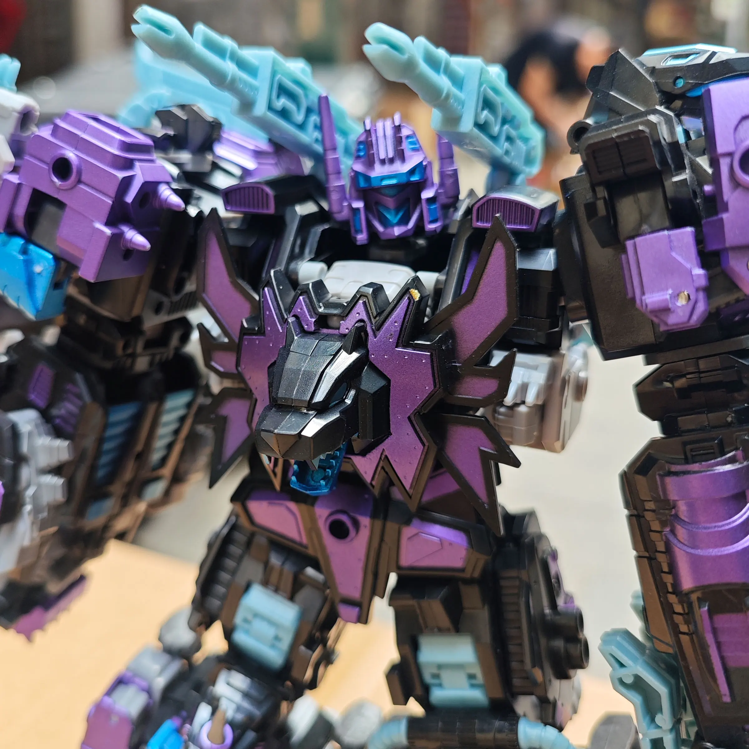 TENGYANG 30CM DARK Predaking Transformation Predacons 5 IN 1 Action Figure Toys NO BOX