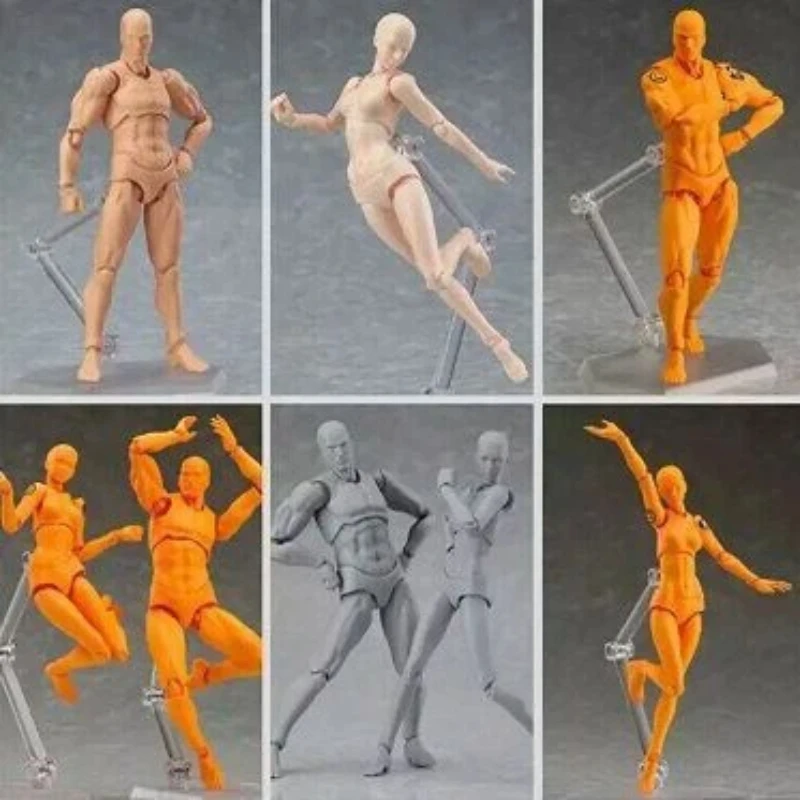 15th Anniversary Youth Edition Orange 2.0 Body Male Female Smoke Effect Fully Articulated Action Figure Display Collectible Toy