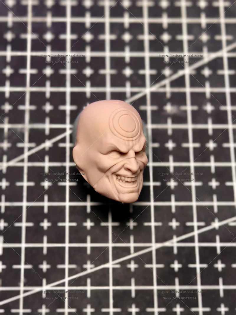 1/12 Bullseye Man Figure Comic Villain Unpainted Head Sculpt Model Toys Accessory For 6" Ml Shf Mezco Figure Body Customization - Image 3