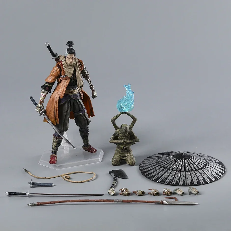 Figma 483-DX Shadows Die Twice Sekiro Action PVC Figure Model Doll Toy Colletible Figurals