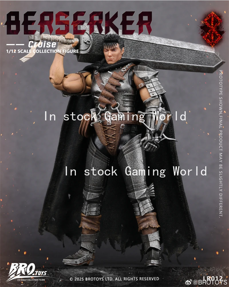 In Stock BROTOYS LR012 Berserker Cruise 1/12 Movable Model Collectible Figure Toy Gift