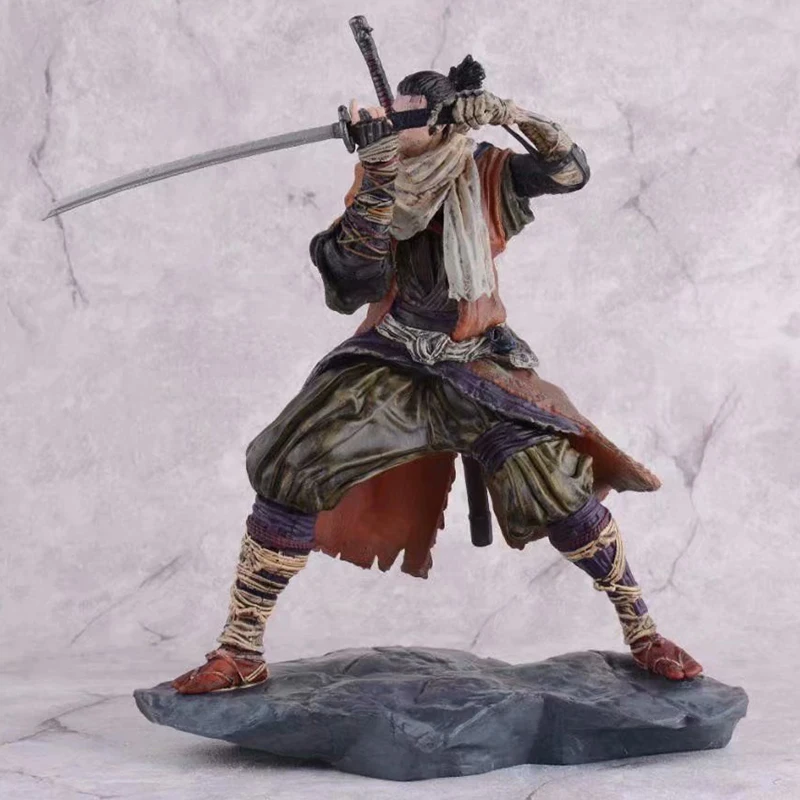 Sekiro Shadows Die Twice Wolf Action Figure Anime Figuras GK Statue Toys 19cm PVC Collection Model Ornament Gift for Children - Image 3