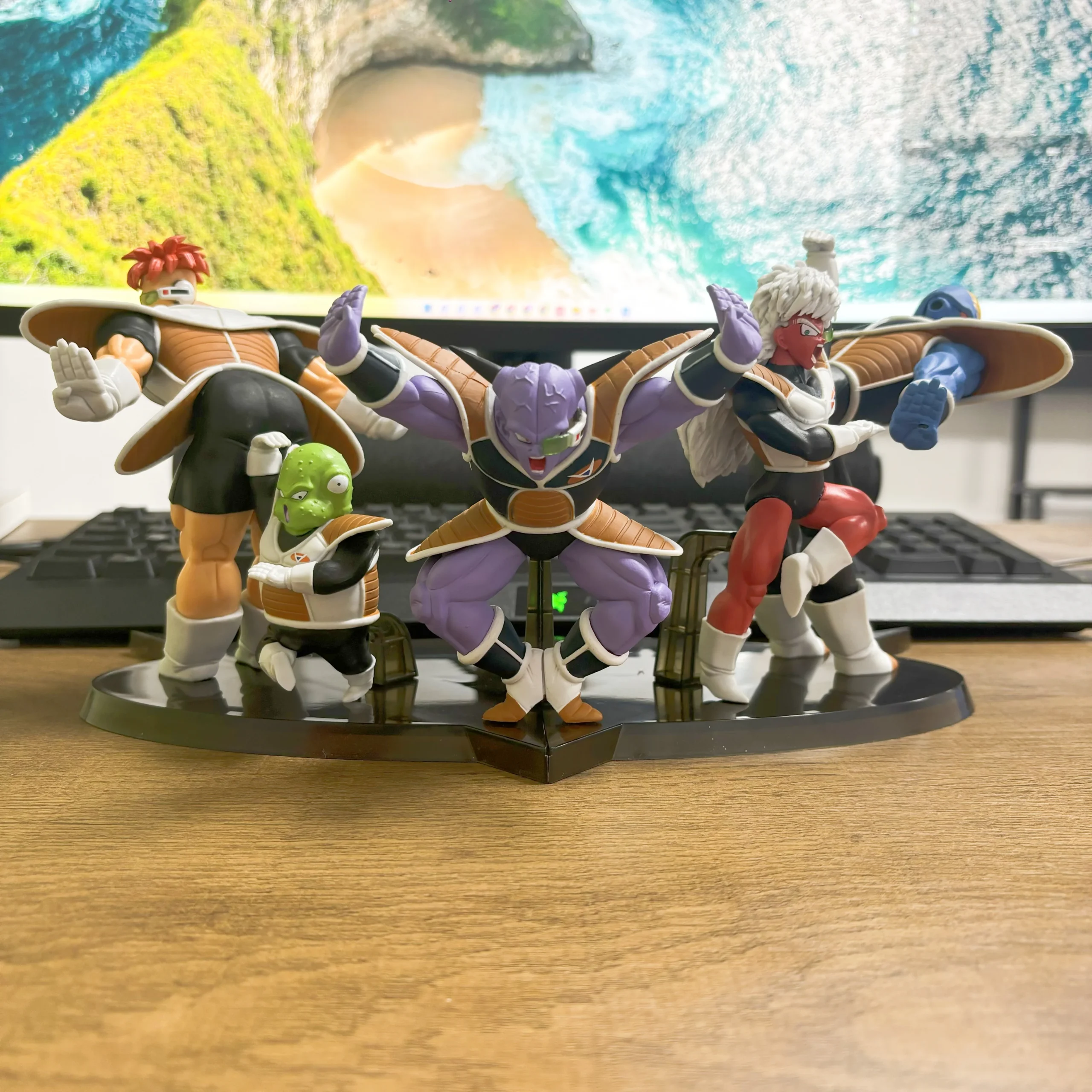 Anime Dragon Ball Z Ginyu Force Figure DBZ Jeice Guldo Recoom Burter Action Figure Collection Figurine Model Toy Gift