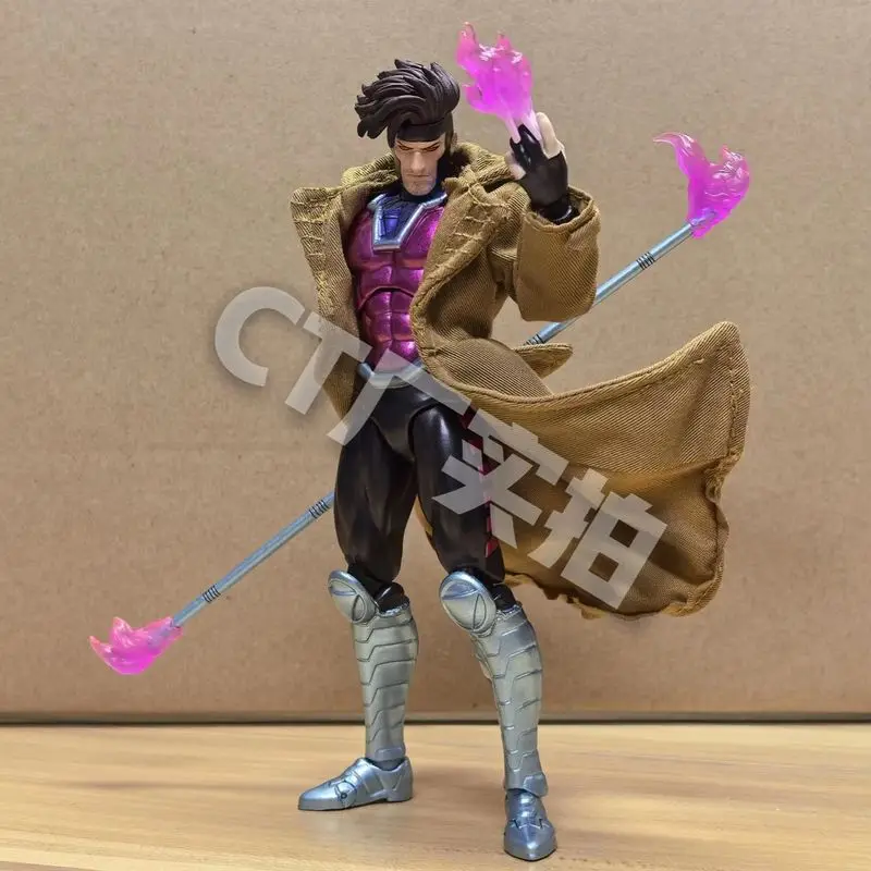 CT Toys Gambit Figure Mafex 131 X-Men Wolverine Shf Anime Action Figure 18cm Figurine Statue Model Customized Gifts for Kids