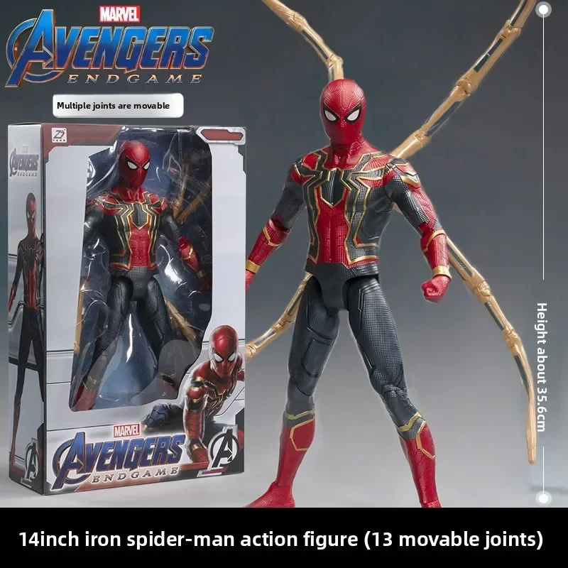 Original Multi-character 36cm Captain America Hands-on Toy Marvel's Avengers Spider-Man and Iron Man Exquisite Figurine Gifts - Image 5
