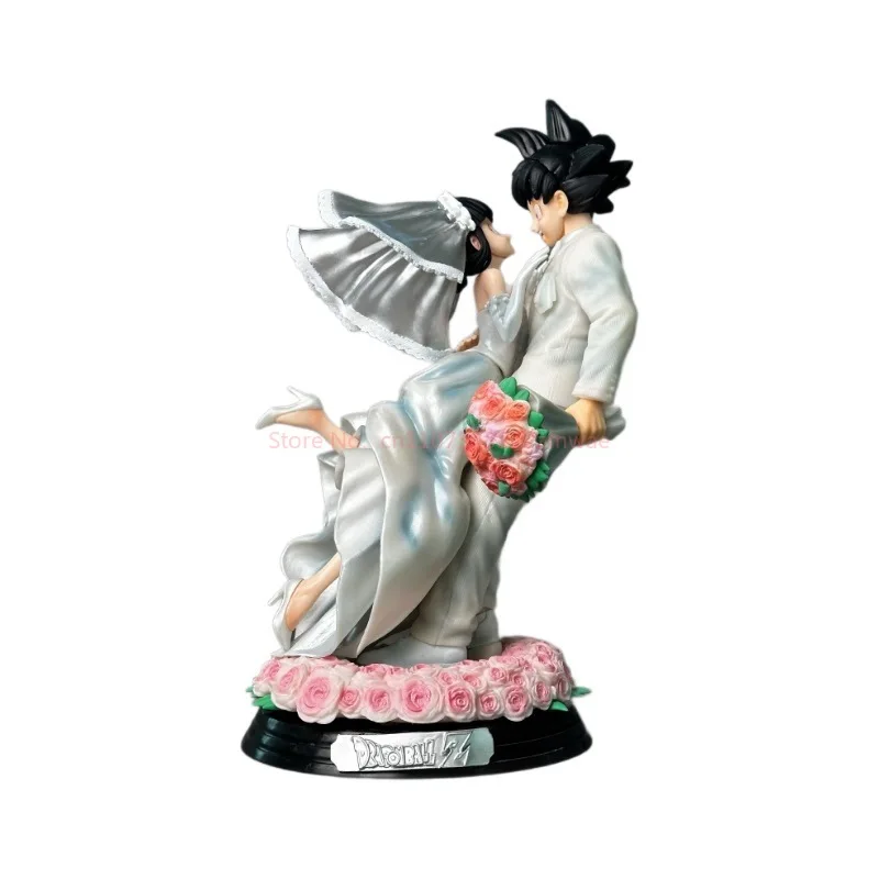Dragon Ball Z Son Goku & Chichi Wedding Version 31cm Pvc Action Figure Collectible Model Toy Couple Statue Ornament Wedding Gift - Image 5