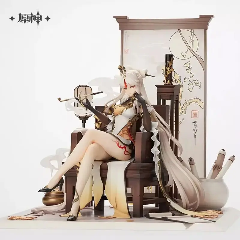 Genshin Impact Ningguang Anime Action Figure Collectible Model Doll Toys with Zhongli Klee Paimon for Fan Figurine Collection - Image 4