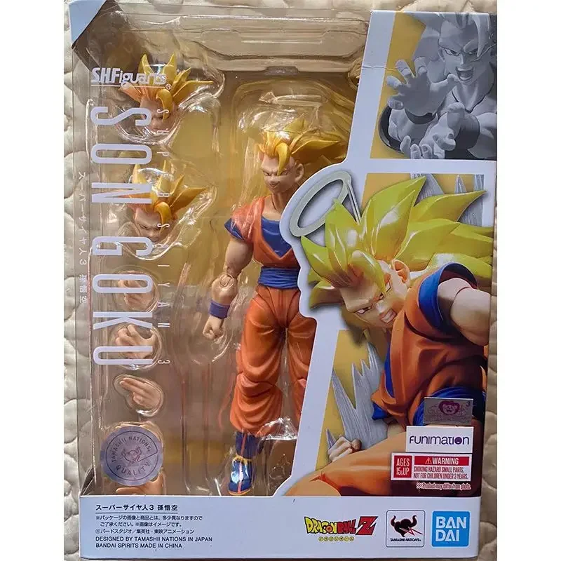 Original Bandai S.H. Figuarts Super Saiyan 3 Son Goku Dragon Ball Z 2.0 In Stock Anime Action Collection Figures Model Toys - Image 7