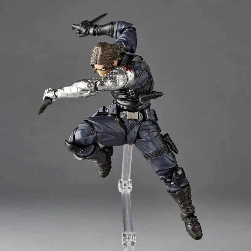 Marvel The Avengers Winter Soldier Perfect Killer NR029 PVC Action Figure Toys Kids Gifts Collectible Model 14cm - Image 3